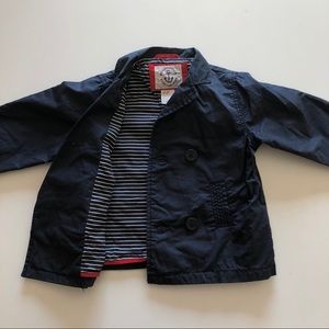 NWOT Navy Collar Jacket
